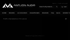 What Modmic.com website looked like in 2016 (7 years ago)