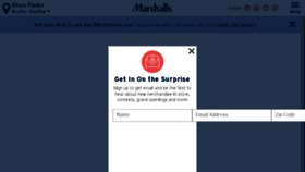 What Marshallsonline.com website looked like in 2016 (7 years ago)