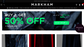 What Markham.co.za website looked like in 2016 (7 years ago)