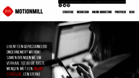 What Motionmill.com website looked like in 2016 (7 years ago)