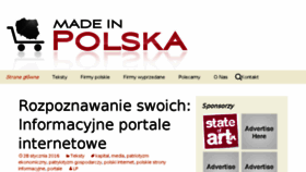 What Madeinpolska.net website looked like in 2016 (7 years ago)