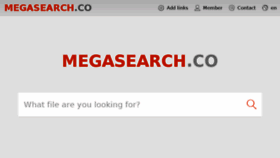 What Mega-search.me website looked like in 2016 (7 years ago)