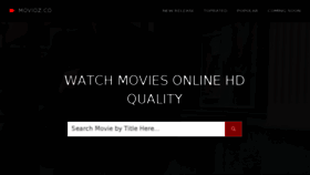 What Movioz.co website looked like in 2016 (7 years ago)