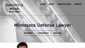 What Mndefenselawyer.com website looked like in 2016 (7 years ago)