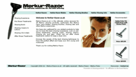 What Merkur-razor.co.uk website looked like in 2016 (7 years ago)