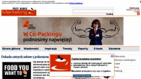 What Marketing-news.pl website looked like in 2016 (7 years ago)