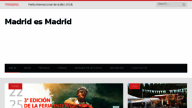 What Madridesmadrid.com website looked like in 2016 (7 years ago)