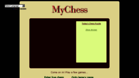 What Mychess.com website looked like in 2016 (7 years ago)