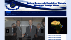 What Mfa.gov.et website looked like in 2016 (8 years ago)