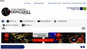 What Mixingskill.com website looked like in 2016 (7 years ago)