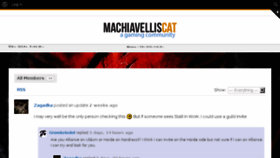 What Machiavelliscat.com website looked like in 2016 (7 years ago)