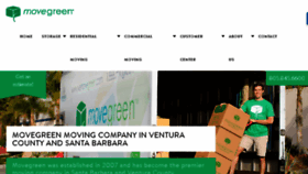 What Movegreen.com website looked like in 2016 (7 years ago)