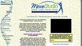 What Movestudio.com website looked like in 2016 (7 years ago)