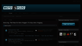 What Motovlog.com website looked like in 2016 (7 years ago)