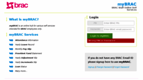 What Mybrac.brac.net website looked like in 2016 (7 years ago)