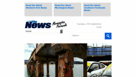 What Mpnews.com.au website looked like in 2016 (7 years ago)