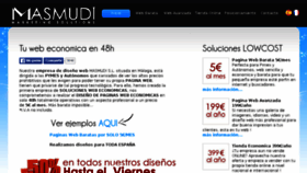 What Masmudi.es website looked like in 2016 (7 years ago)