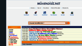 What Muhendisiz.net website looked like in 2016 (7 years ago)