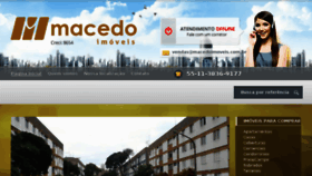 What Macedoimoveis.com.br website looked like in 2016 (7 years ago)