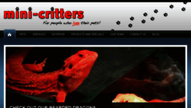 What Minicritters.com website looked like in 2016 (7 years ago)