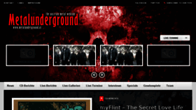 What Metalunderground.at website looked like in 2016 (7 years ago)
