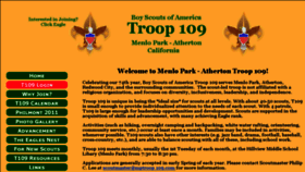 What Mptroop109.com website looked like in 2016 (7 years ago)