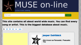 What Mp3muse.ru website looked like in 2016 (7 years ago)