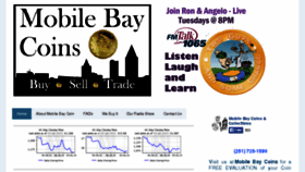 What Mobilebaycoins.com website looked like in 2016 (7 years ago)