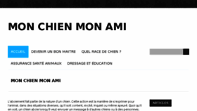 What Monchien-monami.com website looked like in 2016 (7 years ago)