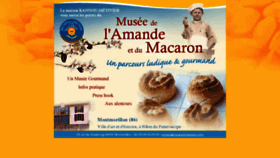What Museedumacaron.com website looked like in 2016 (7 years ago)