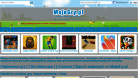 What Mojegry.pl website looked like in 2016 (7 years ago)