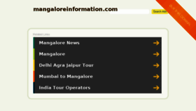 What Mangaloreinformation.com website looked like in 2016 (7 years ago)