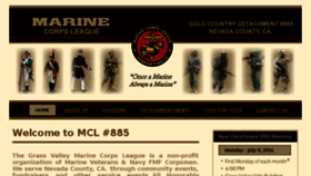 What Mcl885.org website looked like in 2016 (7 years ago)