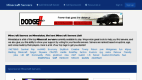 What Minestatus.net website looked like in 2016 (7 years ago)