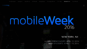 What Mobileweek.co website looked like in 2016 (7 years ago)