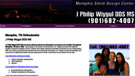 What Memphissmiledesign.com website looked like in 2016 (7 years ago)