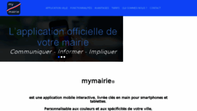 What Mymairie.fr website looked like in 2016 (7 years ago)