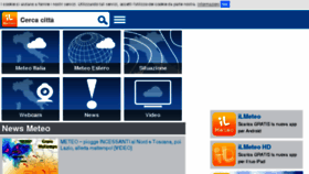 What Mobile.ilmeteo.it website looked like in 2016 (9 years ago)