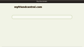 What Myfriendcentral.com website looked like in 2016 (7 years ago)