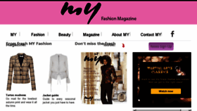 What My-fashionmagazine.com website looked like in 2016 (7 years ago)