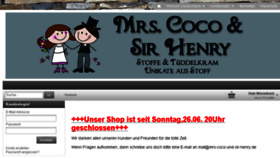 What Mrs-coco-und-sir-henry.de website looked like in 2016 (7 years ago)