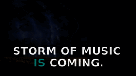 What Musicstorm.org website looked like in 2016 (7 years ago)