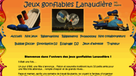 What Minijeuxgonflableslanaudiere.com website looked like in 2016 (7 years ago)