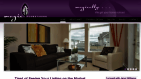 What Magichomestaging.ca website looked like in 2016 (7 years ago)