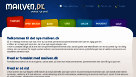 What Mailven.dk website looked like in 2016 (7 years ago)