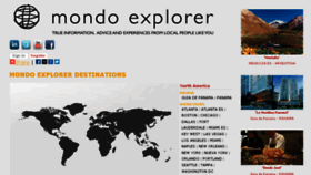 What Mondoexplorer.com website looked like in 2016 (7 years ago)