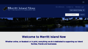 What Merrittislandnow.com website looked like in 2016 (7 years ago)