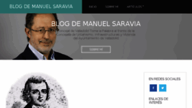What Manuelsaravia.es website looked like in 2016 (7 years ago)