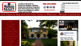 What Madisonrealtyinc.com website looked like in 2016 (7 years ago)