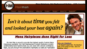 What Myhairman.com website looked like in 2016 (7 years ago)